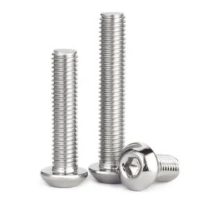 304 Stainless Steel Button Head Hex Socket Screws ISO7380 Mushroom Head Pan Head Internal Hex M12M16
