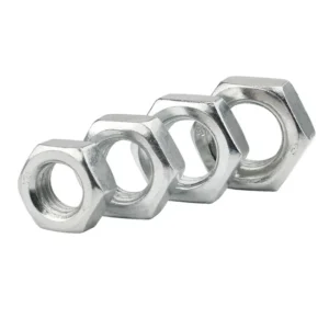Iron White Zinc-Plated DIN934 Hex Nuts . . M3 Zinc-Plated