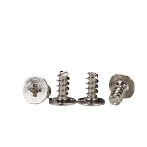 CB Nickel-Plated Cross-Recessed Thin Head Flat End Large Truss Head Button Head Self-Tapping Screws Flat M2.6M3
