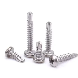 410/304 Stainless Steel Cross-Recessed Pan Head Self-Tapping Round Head Self-Drilling Screws Aluminum Alloy Doors and Windows