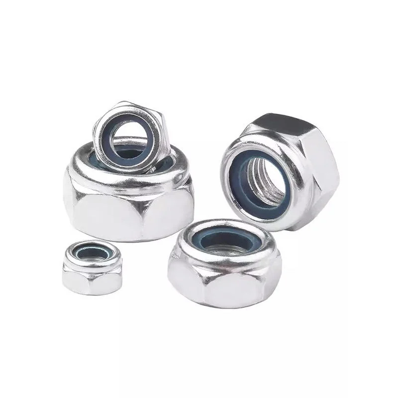 DIN985 Lock Nuts Zinc-Plated Self-Locking Protective Drop it. Captive Drop Locking Nuts M34568-M14 Anti-Slip Hex