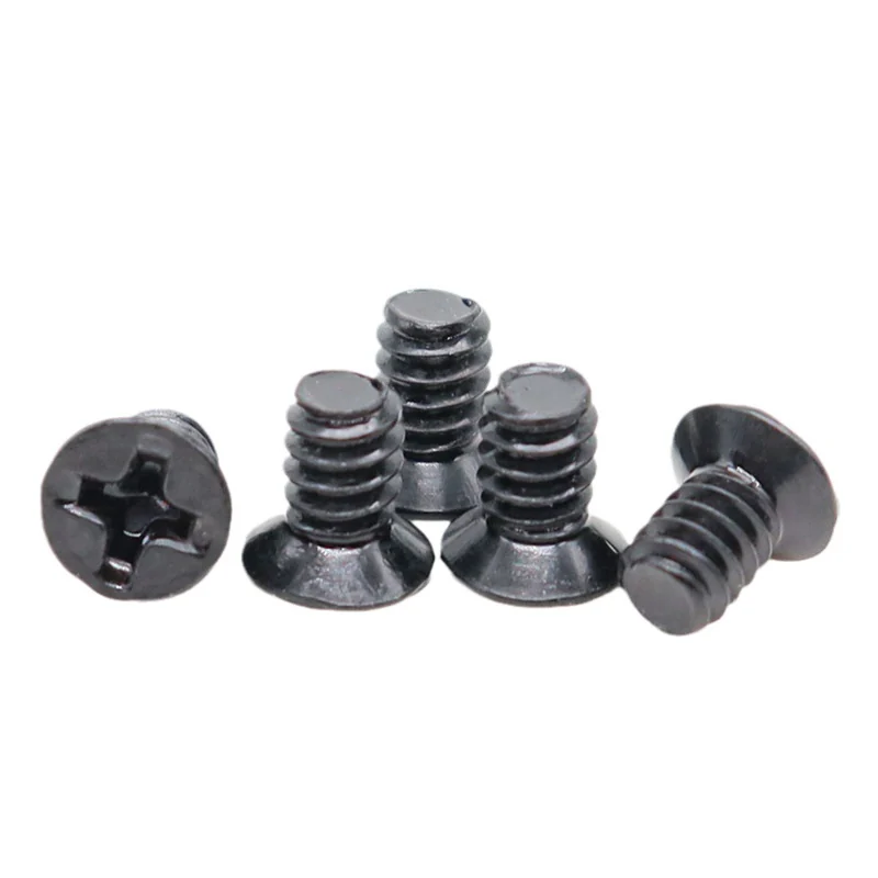 2.5 Inch Solid hard Pan Cross-Recessed Countersunk Head Screws KM Countersunk Head Cross Recess Machine Screws 2.5 Inch Machine Hard Pan Screws M3