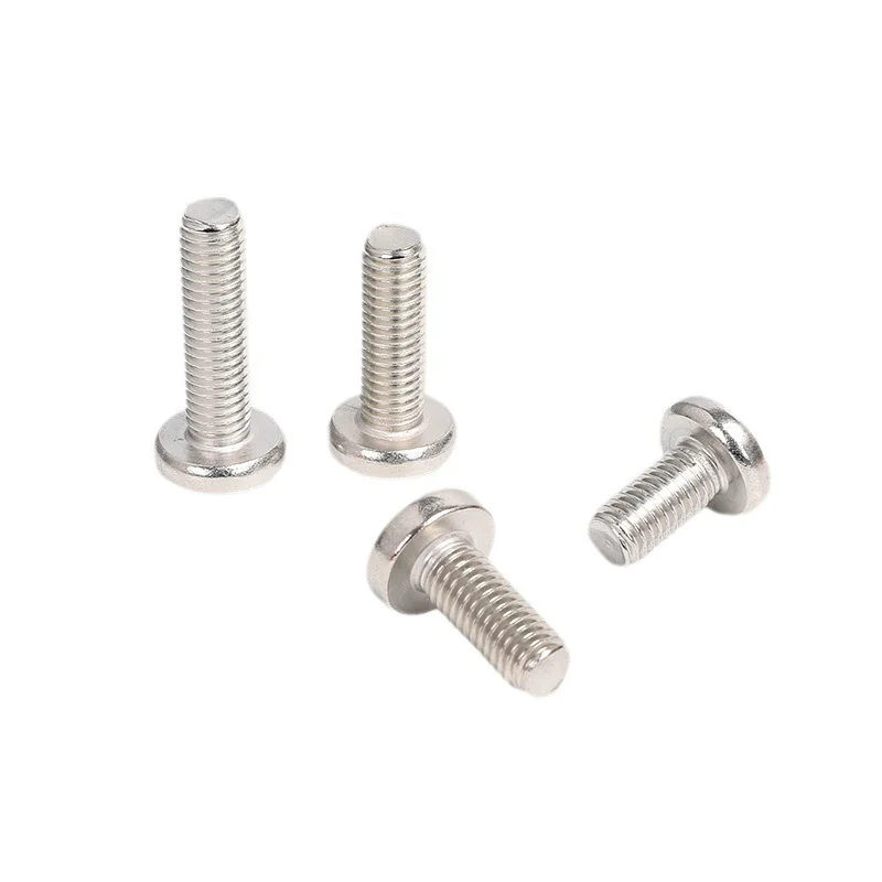 Stainless Steel 304 Machine-Thread Cross-Recessed Pan Head Screws Partial GB818