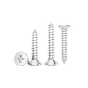 KA Countersunk Head Cross-Recessed Self-Tapping Screws Flat Head Pointed Tip M1.0-M4.0