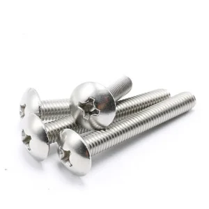 304 Stainless Steel Large Truss Head Cross-Recessed Machine Screws TM Truss Head M3-M6