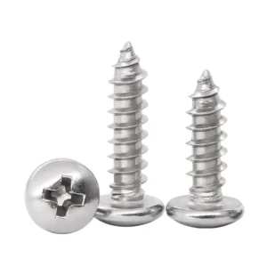 Cross-Recessed PA Round Head Pointed Tip Self-Tapping Screws Screw Nickel-Plated M1.2-M4SeriesLEDLights Mobile Phone Electronics Small Screws