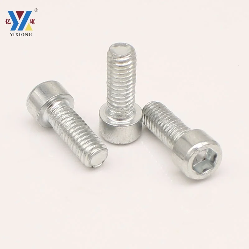 White Zinc-Plated Bicycle kettle rack Socket Head Cap Screws Cylindrical Head Hex Socket Bolts Screws M3M4M5M6M8M10M12