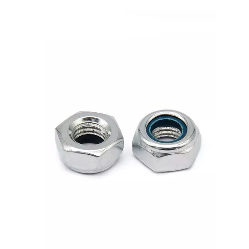 DIN985 Lock Nuts Zinc-Plated Self-Locking Protective Drop it. Captive Drop Locking Nuts M34568-M14 Anti-Slip Hex