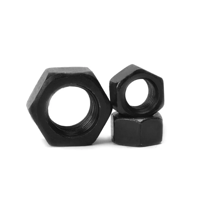 Grade 8.8 Hex Head High-Strength Hex Nuts Blackened Right-Hand Thread Left-Hand Thread Grade 10