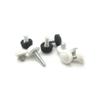 Low M4M5M6Crunch Screws Small Plastic Head Handle Screws Straight Knurl Knurled Adjustable Thumb Screws