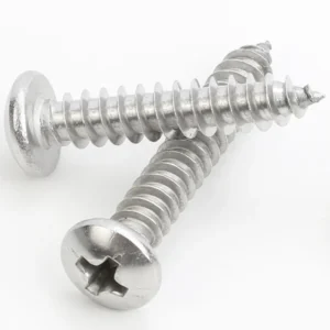 304 Stainless Steel Large Truss Head Round Head Cross-Recessed Self-Tapping Screws Wood Truss Head M1-M8
