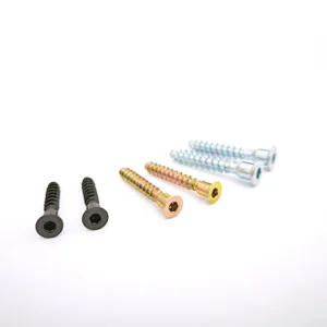 Hex Socket Screws Cross the mountain. Screw Straight Knurl Screws Q195 Carbon Steel Blue-White Zinc-Plated 4.8Level Hex Socket Cross the mountain. Screw Pointed Tip