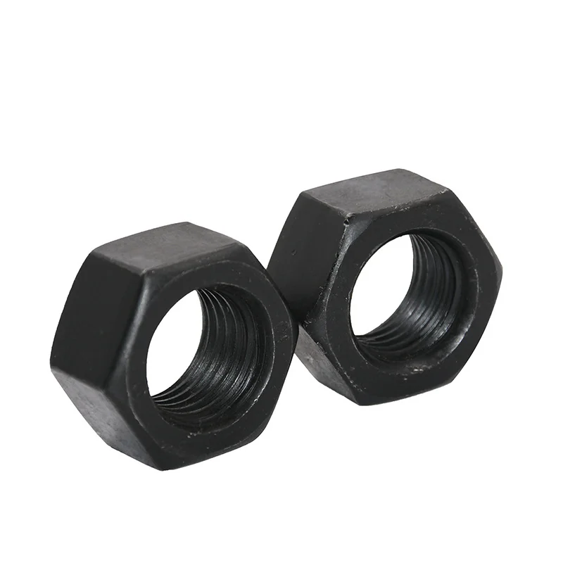 Grade 8.8 Hex Head High-Strength Hex Nuts Blackened Right-Hand Thread Left-Hand Thread Grade 10