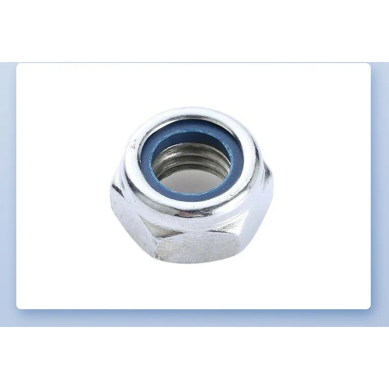 Zinc-Plated Hex Lock Nuts din985 Nylon Anti-Slip M3M4M5M6M8