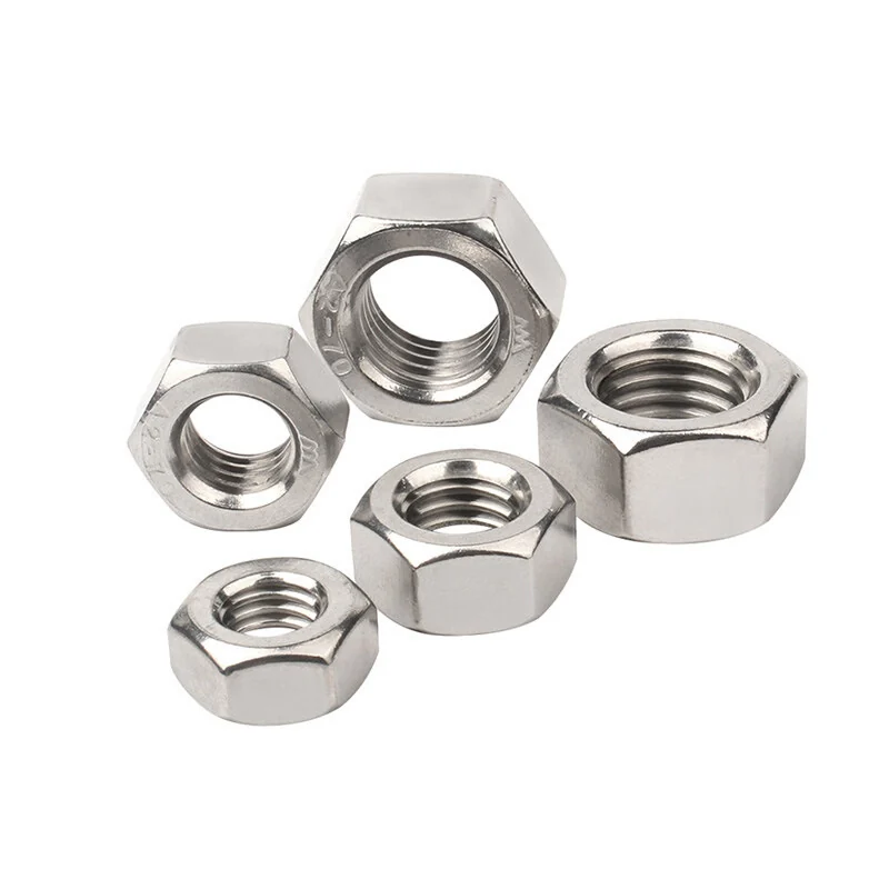 304 Stainless Steel 201 Hex DIN934 Lock Nuts