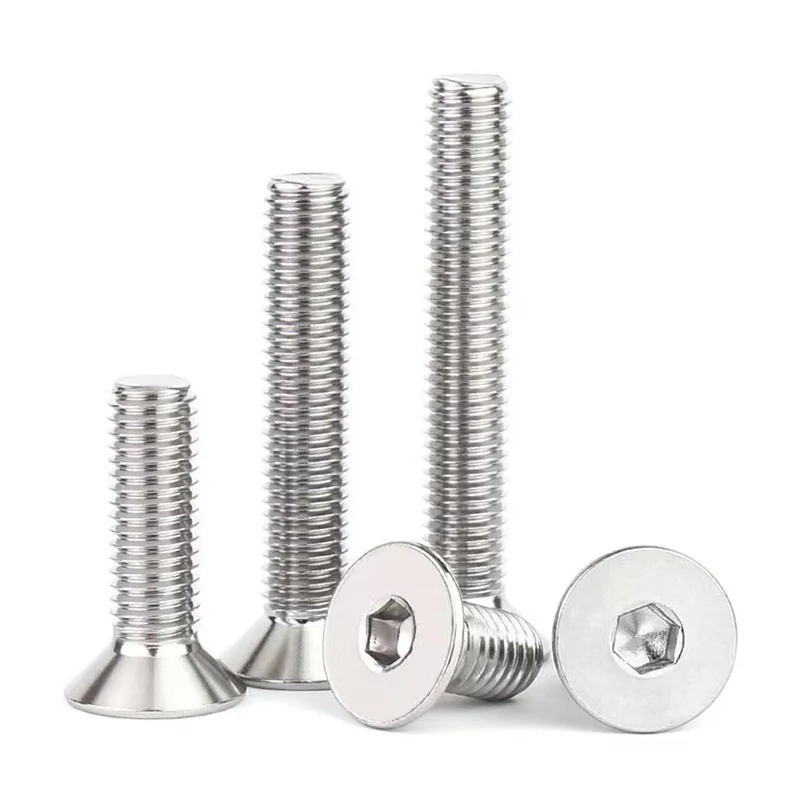 316 Stainless Steel Hex Socket Countersunk Screws
