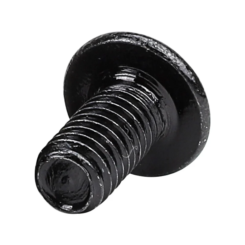 Carbon Steel Black Grade 10.9 Thin Head Hex Socket Screws Large Flat Head Flat Head M3M4