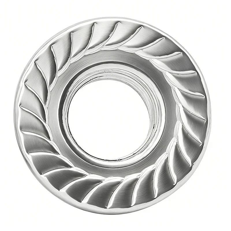 304 Stainless Steel Flange Nuts With Tooth Anti-Slip Flanged Zinc-Plated Hex Flange M4M5M6M8M10