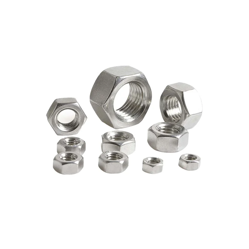 Stainless Steel 304 Hex Nuts M3M4M5M6M8M10M12M14M16M18M20M22M24M27