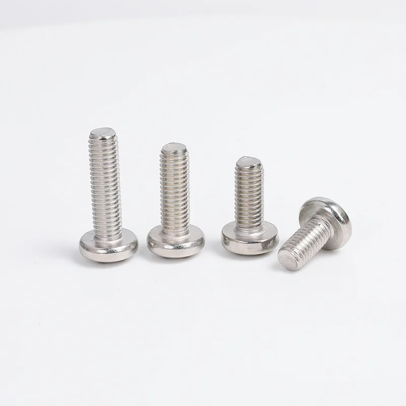 Stainless Steel 304 Machine-Thread Cross-Recessed Pan Head Screws Partial GB818