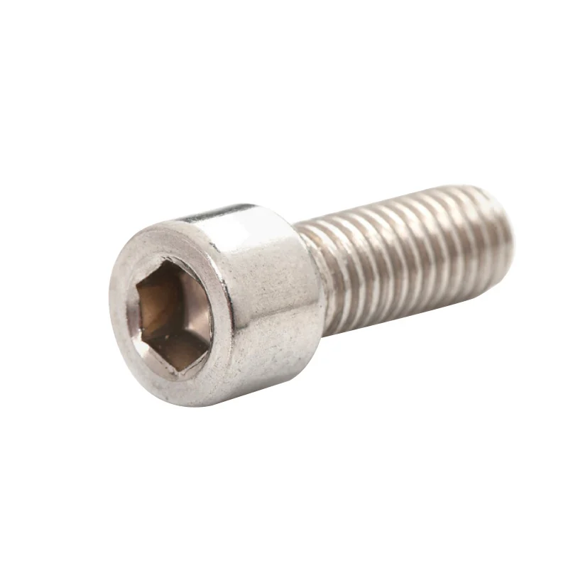 201 Stainless Steel Smooth Socket Head Cap Screws Bolts Socket Cap Head Light Head Cylindrical Head Hex Socket Screw Flat End Screws M2-M16