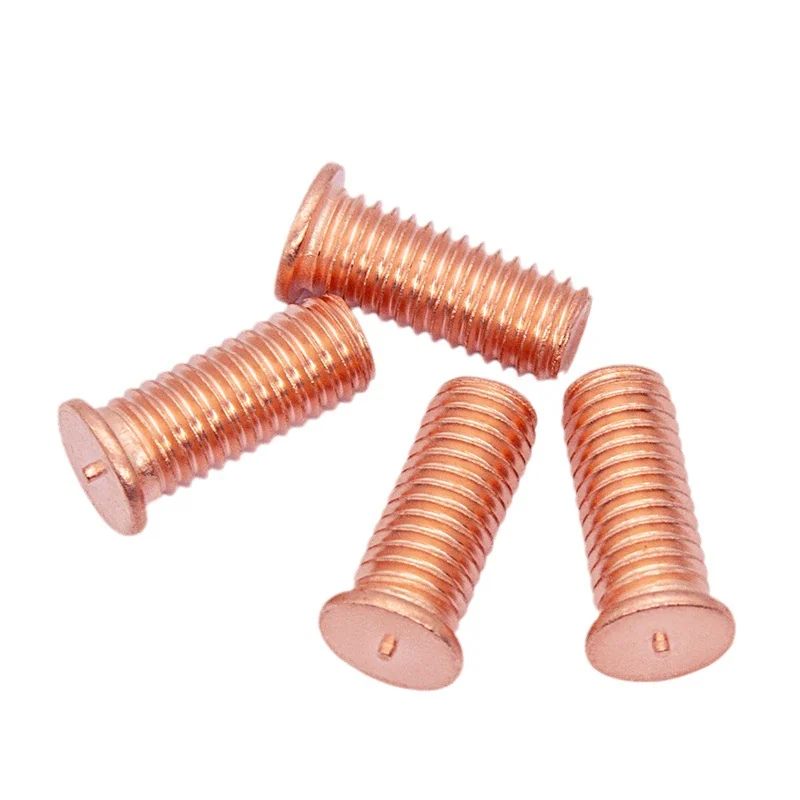 Plated Copper Carbon Steel Spot Weld Screws Weld-On Screws Welding Studs Weld Screw Shizuku! Screw M3M4M5M6M8M10