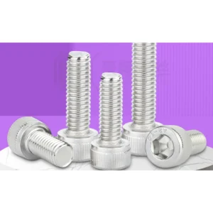 304 Stainless Steel Socket Head Cap Screws Bolts Cylindrical Head Socket Cap Head Long Threaded Rods Hex Socket Screws M3M4M5M6