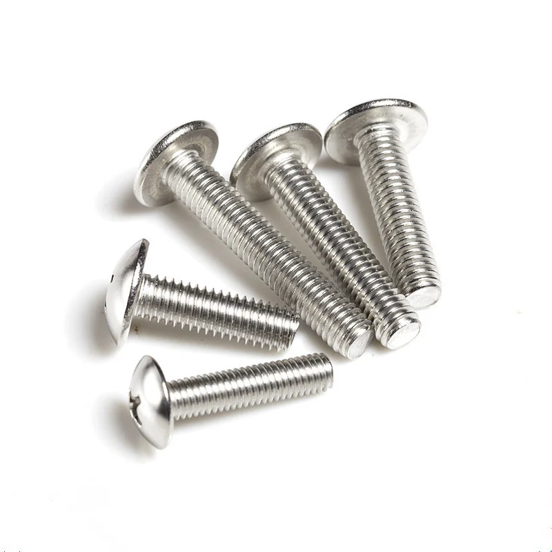 304 Stainless Steel Large Truss Head Cross-Recessed Machine Screws TM Truss Head M3-M6