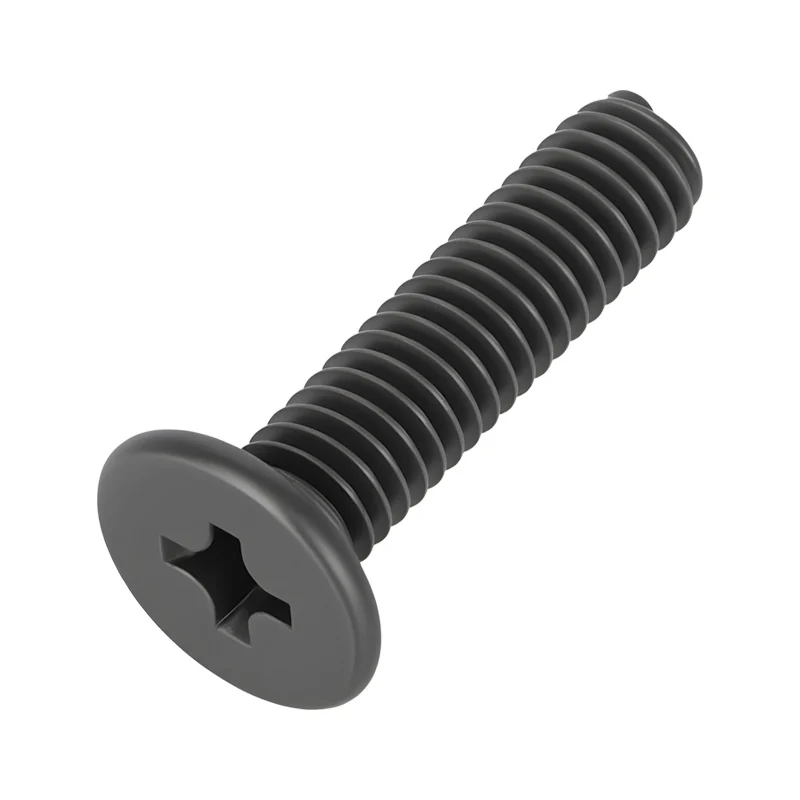 Iron Black CM Cross-Recessed Machine Screws Thin Flat Head Flat Head m1m1.2m1.6m2m2.5m3m3.5m4m6
