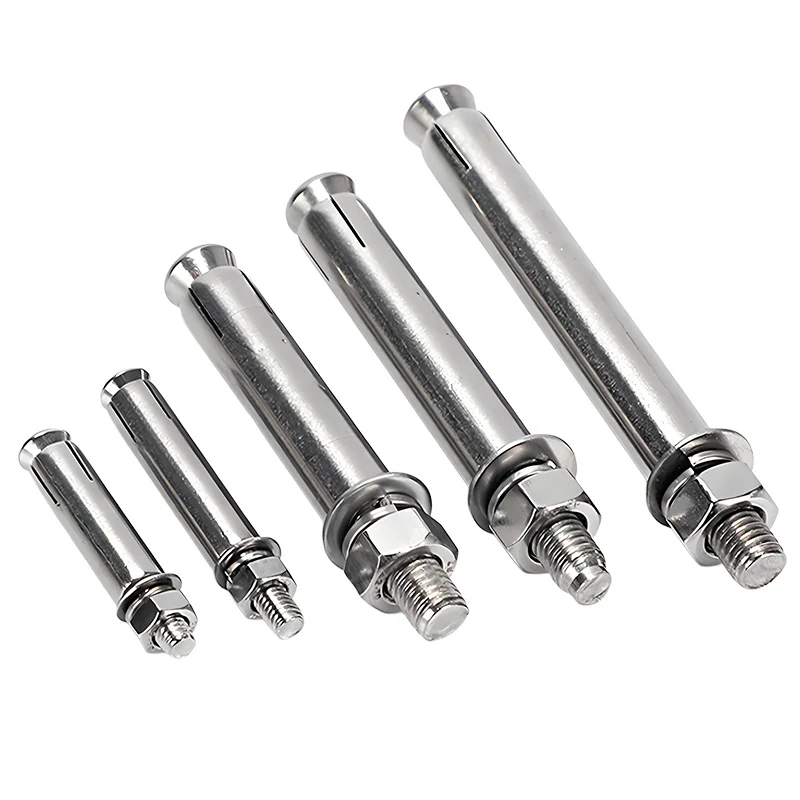 Chinese National Standard Expansion Screws Expansion Anchor Long Wall Plugs Screw Electrical Zinc-Plated External Bolts m6m8m10m16m12m20