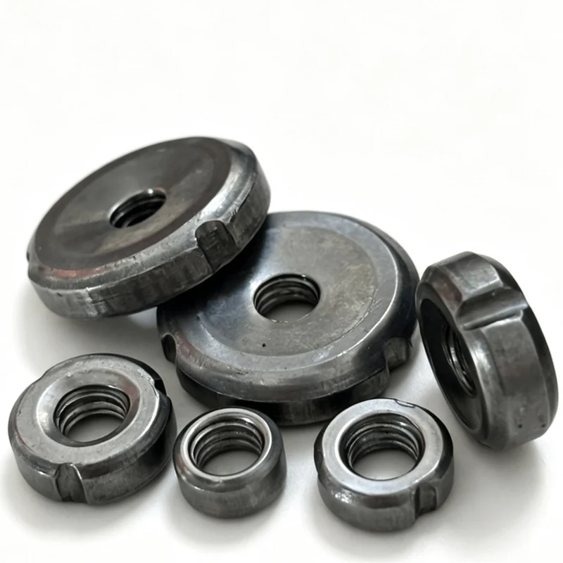 M6 External Path8.1-17.8 Three-Groove Internal Sleeve Thread Round Nuts Tube Internal Plug Weld-On Nuts III Recess Furniture Shut up. Nut
