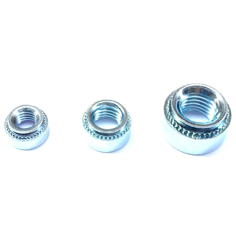 Self-Clinching Nuts Press Plate Nuts Press Duh. Nuts Self-Clinching Pieces Carbon Steel Blue Zinc M3M4M5M6M8M10