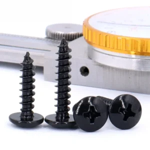 TA Truss Head Black Hardened Cross-Recessed Large Truss Head Self-Tapping Screws Coarse Thread M3M3.5M4M5M6