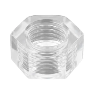Transparent Plastic Screws and Nuts
