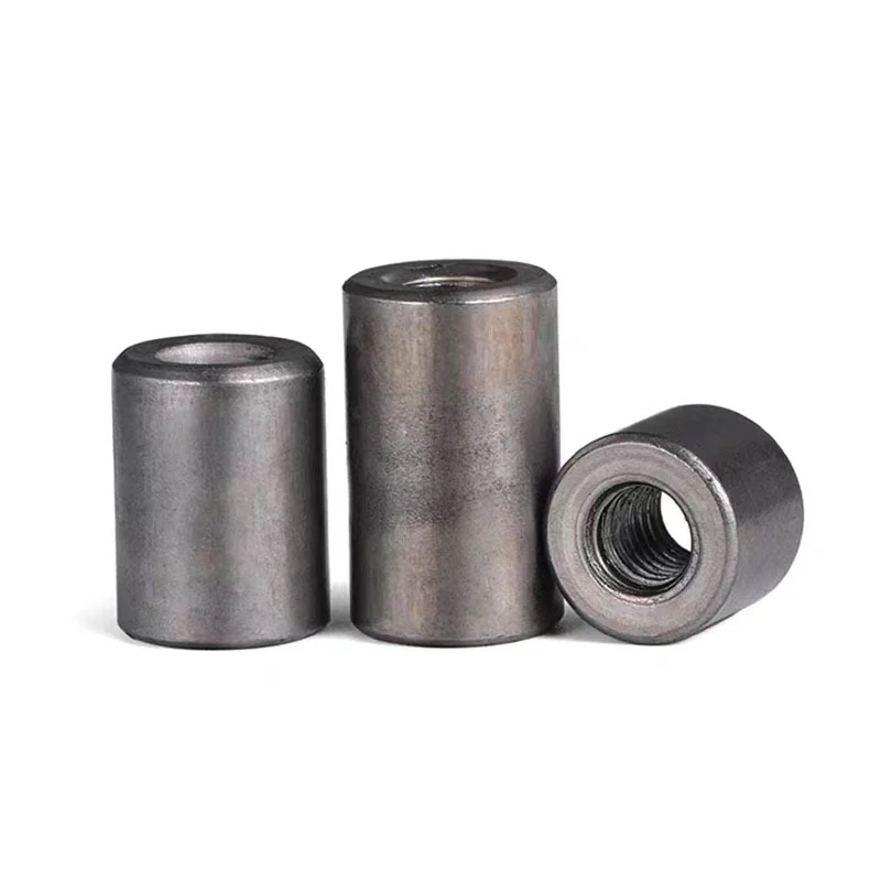 Iron Plain Finish Long Cylindrical Weld Nuts Weld-On Nuts Park Stud Type Thick Extra High Connecting Nuts Stud M3M4M5-M16