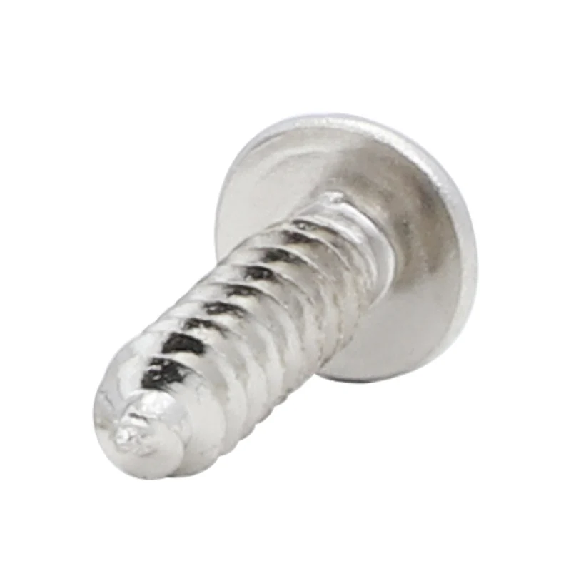 304 Stainless Steel CA Cross-Recessed Thin Head Self-Tapping Screws Flat Head Large Flat Head M2/M3/M4