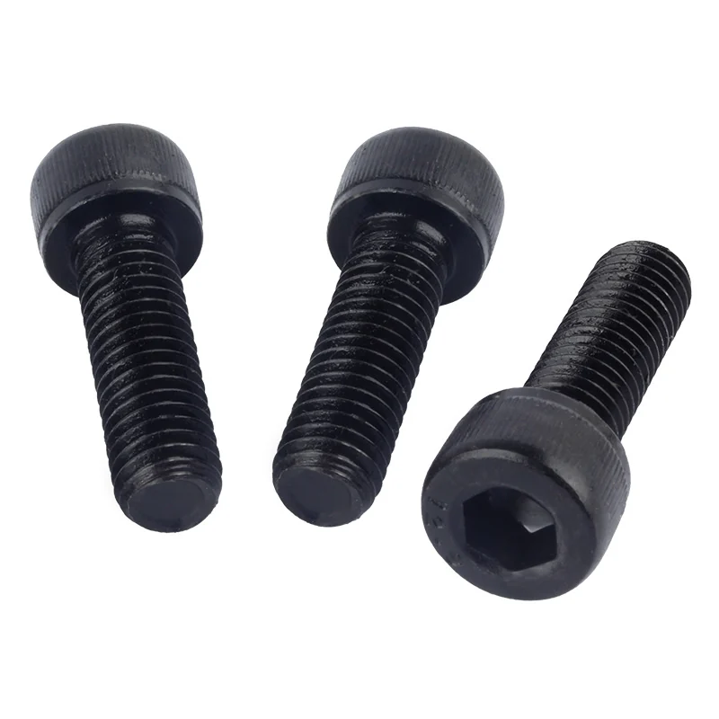 Grade 12.9 Black Fully Threaded Socket Head Cap Screws M1.4-M4 Carbon Steel