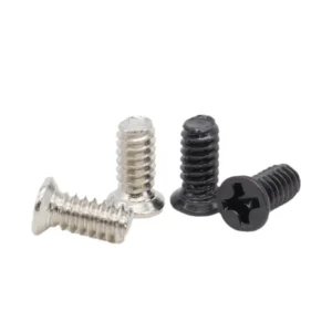 3.5 Inch Hard Pan Cross-Recessed Countersunk Head Screws Imperial 6#-32 Cross-Recessed Countersunk Head Machine Thread Screws Computer Equipment Cabinet Servers Flat Head Screws