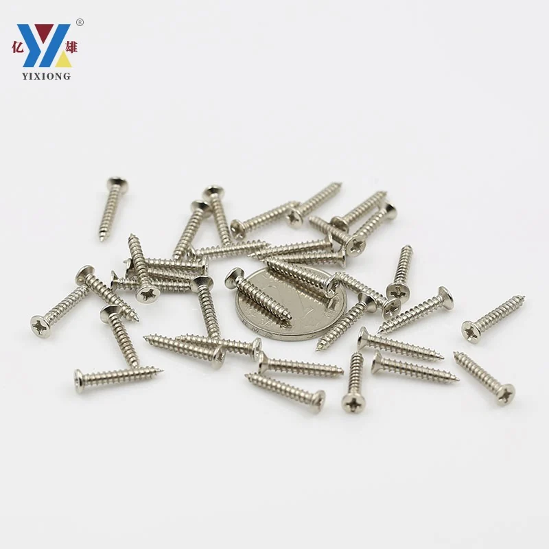 Billions. Nickel-Plated Color Flat Head Countersunk Head Self-Tapping Screws Screw M1.4M1.7M2M2.3M2.6M3M3.5M4M5