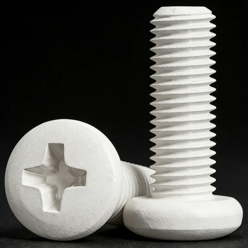White Baked Enamel Screws Home. Electrical Lighting Carbon Steel Spray White Paint Countersunk Head Round Head