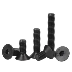 Carbon Steel Hex Socket Countersunk Head Screws Hex Socket Screws 10.9Level Flat Head Hex Socket Screws High-Strength Bolts m3m4m5m6