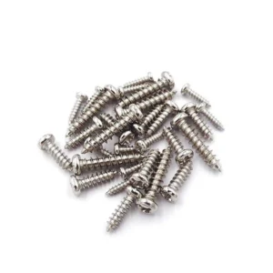 Nickel-Plated Cross-Recessed Pan Head Round Head Self-Tapping Screws Precision Electronics Small Pointed Tip M1M1.3M1.7M2M3M5