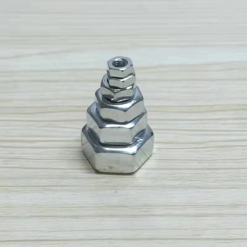 Standard Carbon Steel Iron Hex Nuts DIN934 White Black M2-M24