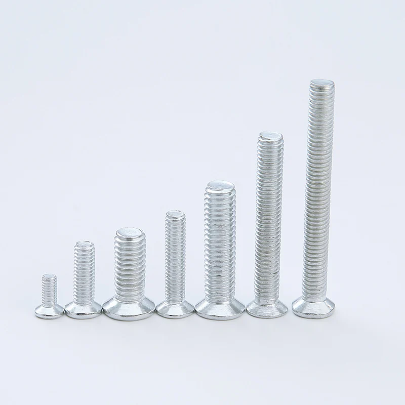 Cross-Recessed Countersunk Head Screws Cross-Recessed Screws Carbon Steel Zinc-Plated Flat Head Screws M3M4M5M6More