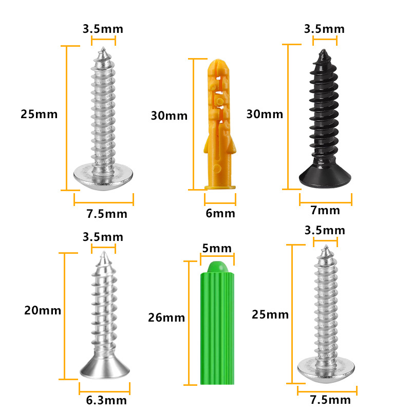 Screw and Wall Plug Kits