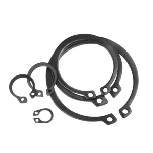 Black GB894 External Retaining Rings (Circlips), 50# Steel / 65Mn