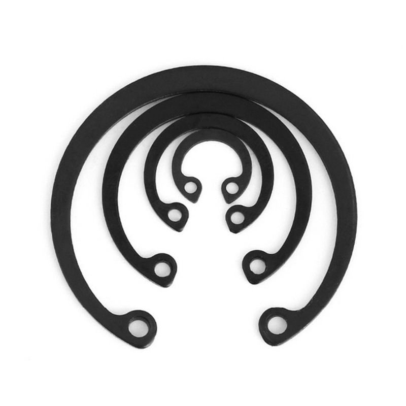 Black GB894 External Retaining Rings (Circlips), 50# Steel / 65Mn