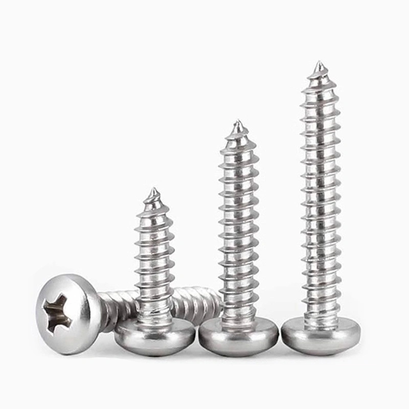 GB845 201 Stainless Steel Phillips Pan Head Self-Tapping Screws