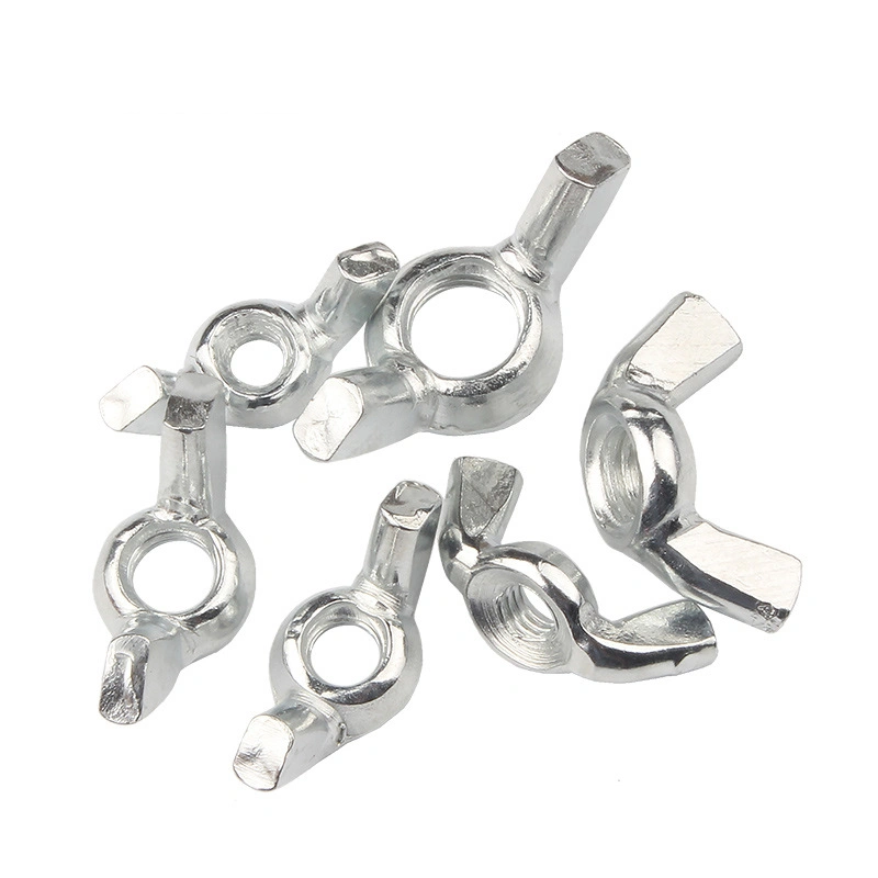 Wing Nuts, Zinc-Plated Grade 4.8 Carbon Steel / 304 / 201 Stainless Steel