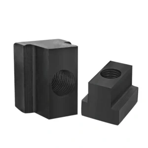 Carbon Steel Blackened T-Slot Nuts for Machine Tool Clamping
